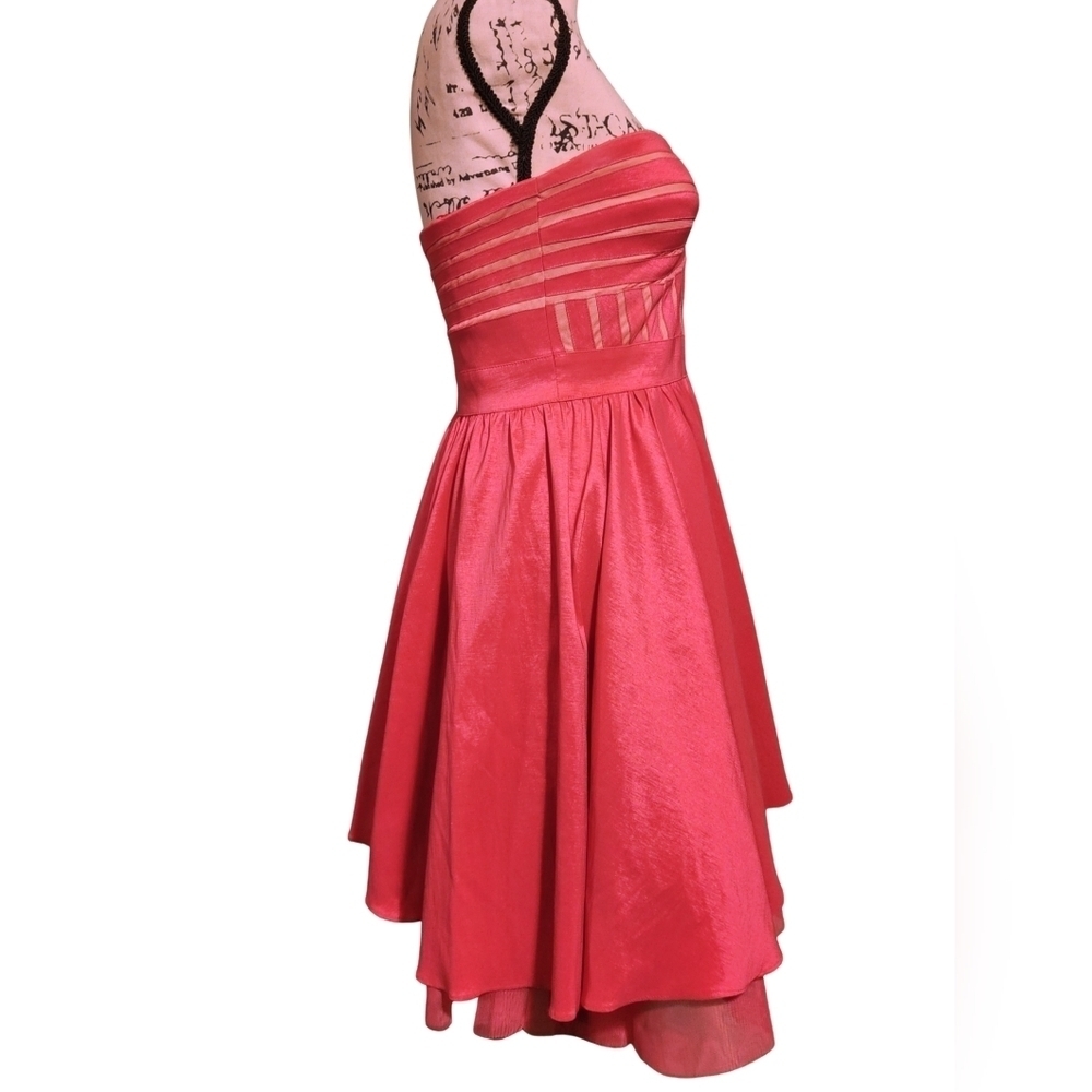 Aidan Mattox Strapless Pink Mini Dress - Picture 5 of 8